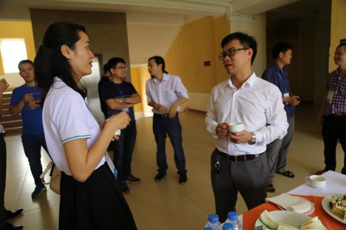 Anh Nguyễn Ngọc Thắng đại diện Tinh Vân gặp gỡ các Doanh nghiệp bạn tại Ngày Hướng Nghiệp